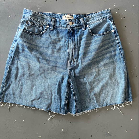 Madewell Blue Jean Shorts - Picture 3 of 6